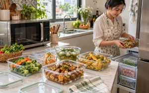 Hộp thuỷ tinh chịu nhiệt: dùng lò vi sóng, tủ đông sao cho đúng để không nứt vỡ